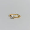 YELLOW GOLD SOLITAIRE RING