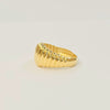 18K GOLD MIRRORED RING