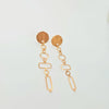 18K ROSE GOLD ABSTRACT EARINGS