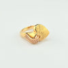 18K Gold Heart S8.75 Ring 4.2g