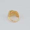18K Gold Chain S7.75 Ring 4.6g