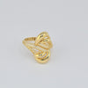 18K Gold Lace S7.75 Ring 4.17g