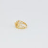 18K Gold Butterfly S4.75 Ring  2.2g