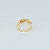18K Gold  Infinity S5.25 Ring 1.2g