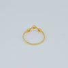 18K Gold Three Stars S7.75 Ring 1g