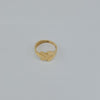 18K Gold Leaves S7.75 Ring 2.5g