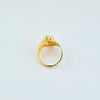 18K Gold Chain Layered S6.75 Ring 2.56g
