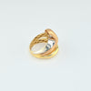 18K Gold Triple Colors S6.75 Ring 7.6g