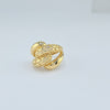 18K Gold Intertwined S6.75 Ring 4.9g