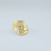 18K Gold Snake Shape S8.5 Ring 5.3g