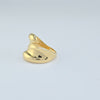 18K Gold Snake Shape S8.5 Ring 5.3g