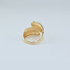 18K Gold Snake Shape S8.5 Ring 5.3g