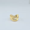 18K Gold Basket S7.75 Ring 3.6g