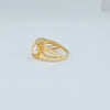 18K Gold Screw S6.75 Ring 3.01g