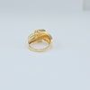 18K Gold Screw S6.75 Ring 3.01g