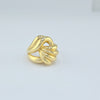 18K Gold Brushed S7 Ring 4.4g