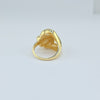 18K Gold Brushed S7 Ring 4.4g