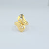 18K Gold Snake Pattern S8.25 Ring 2.3g