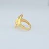 18K Gold Snake Pattern S8.25 Ring 2.3g