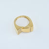 18K Gold Square S8.75 Ring 5.6g