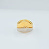 18K Gold Double V S7.75 Ring 6.1g