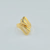 18K Gold Double S7.5 Ring 2.6g