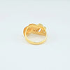 18K Gold Wave Shape S7.5 Ring 5g