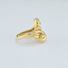 18K Gold ABSTRACT S8.75 Ring 6g