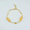 18K Gold Nugget Bracelet 5.6g