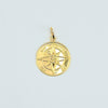 18K Gold Compass Pendant 1.55g