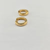 18k Huggie Hoop Earrings 2.4g