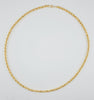 18K Gold Rope 1.34mm Chain 8.5g