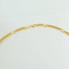 18K Gold Slim Figaro Chain 10.8g