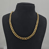 18K Gold Flat Curb 7mm Chain 19.6g