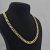 18k Curb 6mm Chain 10.8g
