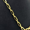 18K Large Paperclip Chain 24" 10.43g