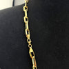 18K Large Paperclip Chain 24" 10.43g