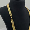 18K Gold Large Tight Curb 9.6mm Chain 17g