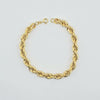 18k Rope 5mm Bracelet 6.1g