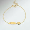 18K Gold Baby ID Bracelet 1.3g