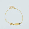 18K Gold Baby ID Bracelet 1.3g