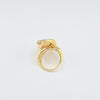 18K Gold Diamond Curve S9.5 Ring 6.5g
