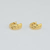 18k Heart Earrings 1g