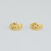 18k Heart Earrings 1g
