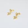 18k Hearts Earring 0.90g