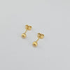 18k Ball Earrings 1.3g