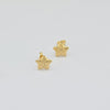 18k Mini Star Earrings 0.40g
