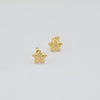 18k Mini Star Earrings 0.50g