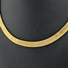 18K Gold Flat Ribbed Chain 19.5g