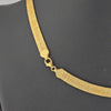 18K Gold Flat Ribbed Chain 19.5g